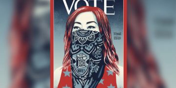 ‘타임’ 지 사상 처음 로고 ‘VOTE’ 로 변경 … “투표독려 위해”