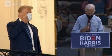 대선토론 결국 취소 …트럼프 “화상토론 거부”