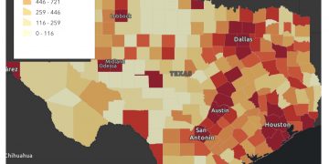 [COVID19] 11월 12일(목) 현재 텍사스 코로나19 현황