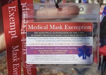 “마스크 안써도 된다?”… 가짜 의료카드 등장