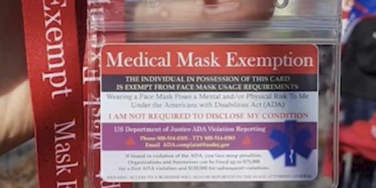 “마스크 안써도 된다?”… 가짜 의료카드 등장