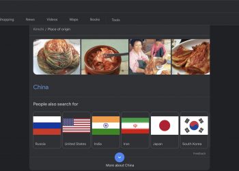 구글에 검색했더니, 김치가 중국음식? … “한인 네티즌 분노”