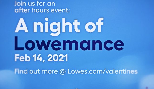 [미국] 로우스(Lowe’s), 10개 도시 선정 특별한 발렌타인데이 이벤트