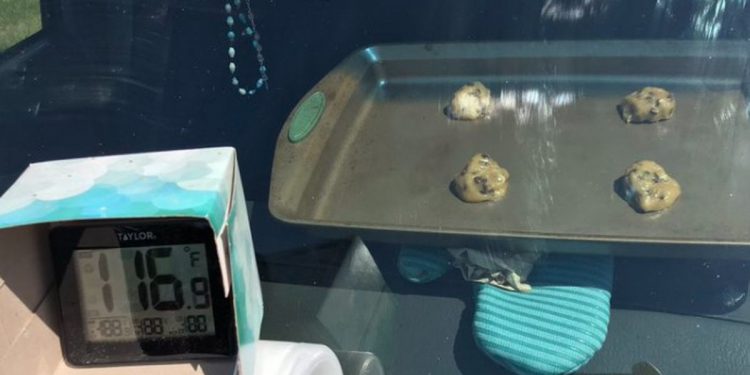 [사진] 오븐으로 변한 자동차, 쿠키가 구워진다