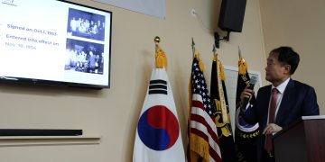 안명수 총영사 “한미 양국간 강한 연대로 한반도 평화 이끌어야”