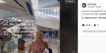 라스베가스 쇼핑몰에서 한국계 6살 남아 폭행한 백인 여자 ‘체포’