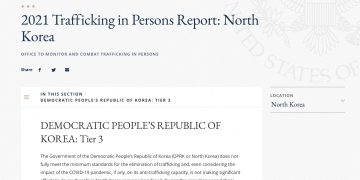 국무부 보고서 “최악의 인신매매 국가… 북한, 중국, 러시아 등”