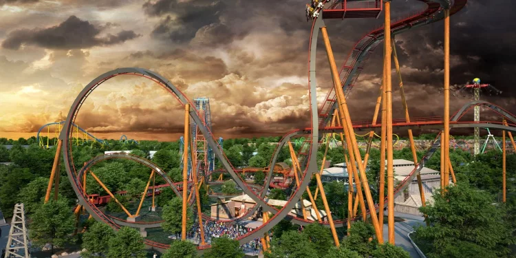 [단신] 식스플래그, 세계에서 가장 가파른 롤러코스터 도입 … “95도 수직낙하”