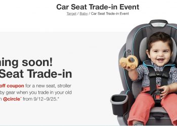 타겟 “오래된 카시트 및 유아용품, 20% 할인쿠폰과 교환”