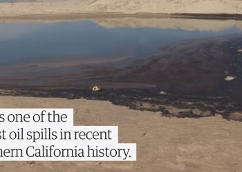 캘리포니아 오렌지카운티 해안, 원유유출 … “송유관 파손”