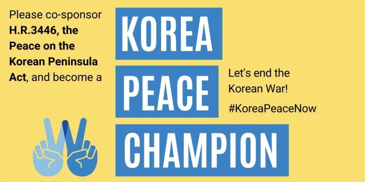 연방의원 23인, ‘한국전 종전선언 촉구 서한’ 백악관에 전달