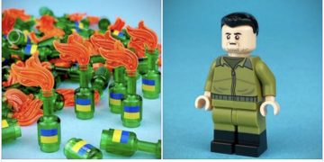 우크라이나 젤렌스키 대통령 레고 피규어 개당 100달러 … “하루만에 완판”
