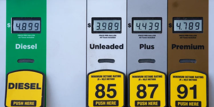 텍사스 휘발유 가격 정점 찍고 조금씩 하락