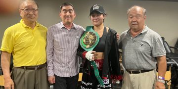 샌안토니오에서 한국여자 복싱 새역사를 쓴 ‘신보미레’  …. ‘슈퍼페더급 챔피언 등극’