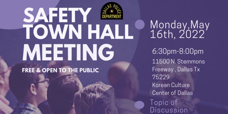 달라스 경찰국, 한인동포 안전 관련 모임 개최한다