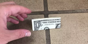 “접혀진 1달러 절대 줍지 마세요” … ‘메스암페타민과 펜타닐 검출’