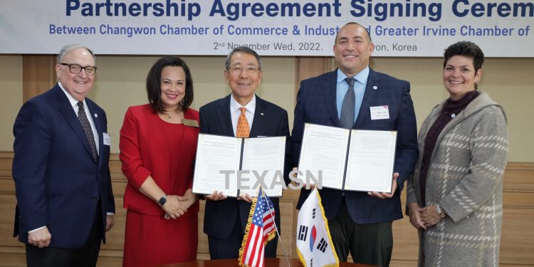 캘리포니아 얼바인과 경남 창원 공동 경제발전 노린다