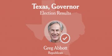 [속보] 공화당 그레그 에봇 주지사 3선 성공