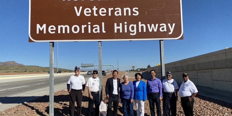 텍사스주 엘파소에 들어선 6.25 참전용사 기념 고속도로