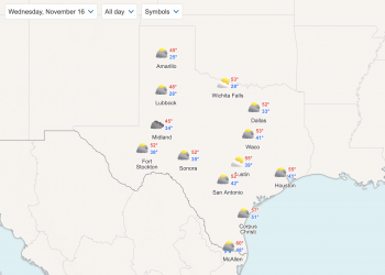 이번주 추워지는 텍사스 …  최저기온 30도 대