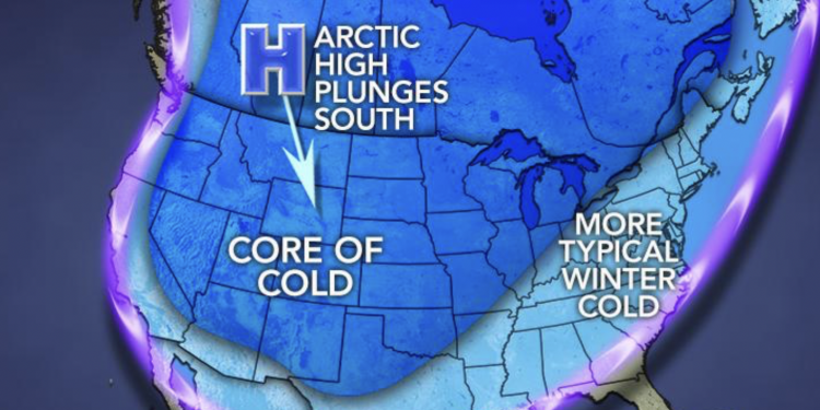 텍사스, 내일부터 영하권 … 10도(섭씨 -11도)에서 20도(섭씨 -6도) 사이