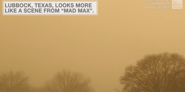 서부 텍사스 먼지, 북텍사스 대기에 영향