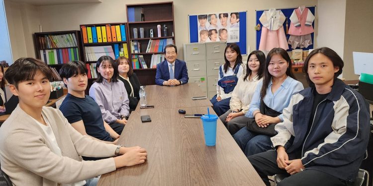 [사진]  정세균 전 국무총리, 세인트메리 대학교 및 세종학당 방문