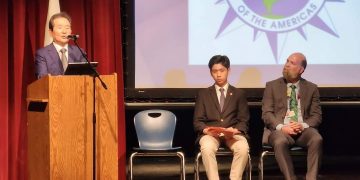 정세균 전총리 “Z 세대에게 전하는 당부” … 샌안토니오 국제학교 강연 ‘성황’