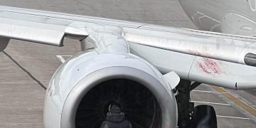 [SNS 뉴스] 조류 충돌로 아메리카 항공 엔진 화재