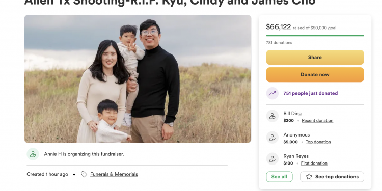 [알렌몰 총격참사] 목숨잃은 한인가족, 6살 생일선물 받은 옷 교환하러 갔다가 참변