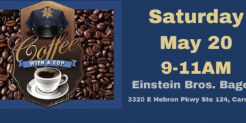 북텍사스 캐롤튼 경찰관과 커피 한 잔 할까요?