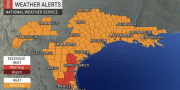 텍사스, 최대 120도 폭염에 야구공 크기 우박 동반 폭풍까지