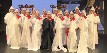 휴스턴 한인농악단 허현숙 단장, 한국에서 승무 공연 참여