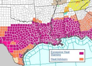 텍사스에서 플로리다까지 미 남부 폭염 지속된다