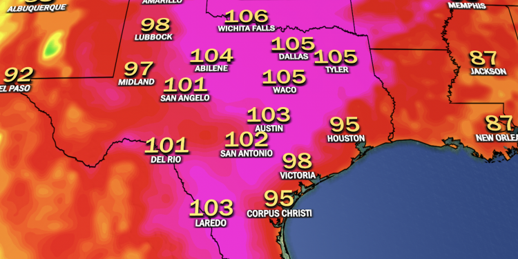 역대급 폭염 텍사스, 언제쯤 시원해질까?
