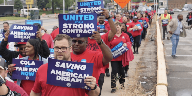 전미자동차노조, 공세수위 높인다 … 7,000명 근로자 추가 동참