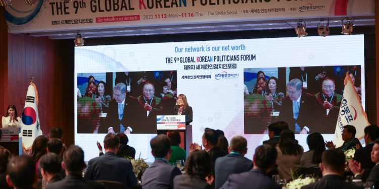 제9차 세계한인정치인포럼 개막 … “세계적 글로벌 이슈에 중추적 역할”