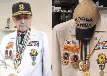 한국전쟁 참전용사 손정철 씨, 한국정부로부터 영웅 칭호 받아