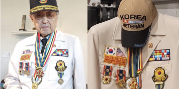 한국전쟁 참전용사 손정철 씨, 한국정부로부터 영웅 칭호 받아