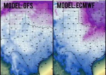 14일(일)부터 텍사스 전역 한파주의보 … 최저 10도(F) 내외