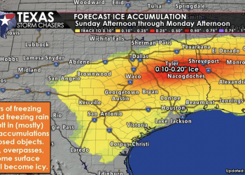 꽁꽁 얼어붙은 텍사스 … 체감기온 최저 2도(섭씨 -17도)