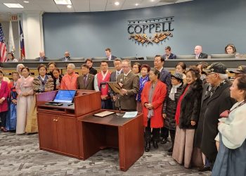 [사진] 코펠시의회, 미주한인의 날 선포