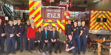 민주평통 달라스협의회, 코펠시 법집행기관에 점심식사 대접