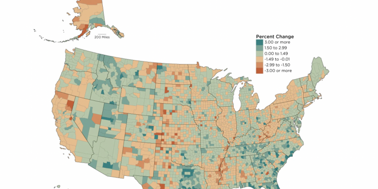 미 남부 전체 가장 높은 인구성장 카운티 10위권에 텍사스만 무려 8곳