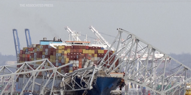 메릴랜드 볼티모어 다리 붕괴 … “차량 및 근로자 추락”