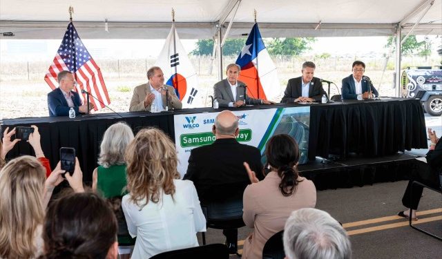 테일러 삼성반도체 공장 인근 ‘삼성 하이웨이’ 개통