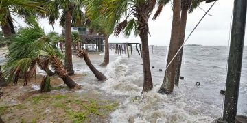 허리케인 데비, 조지아와 플로리다 강타