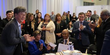 알칸사 법무부, 한인상공회·원코리안 재단에 5,000달러 기부